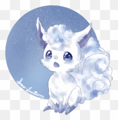 Alolan Vulpix Pokemon Alola Cute - Pokemon Cute Vulpix Alolan Png,Vulpix Transparent