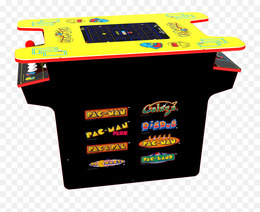 Pac - Man Headtohead Arcade Table Arcade 1up Pac Man 40th Anniversary Head Png,Head Transparent