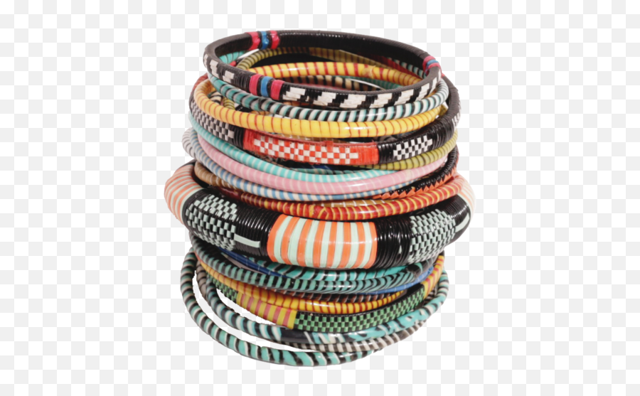 African Bracelets Parme Marin - Plastic Bangels Png Hd,Bracelet Png