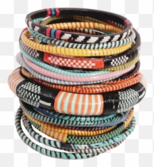 African Bracelets Parme Marin - Plastic Bangels Png Hd,Bracelet Png