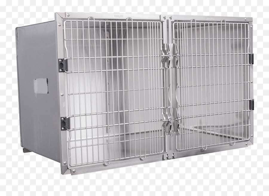 Stainless Steel Double Door Cage - Vertical Png,Steel Cage Png