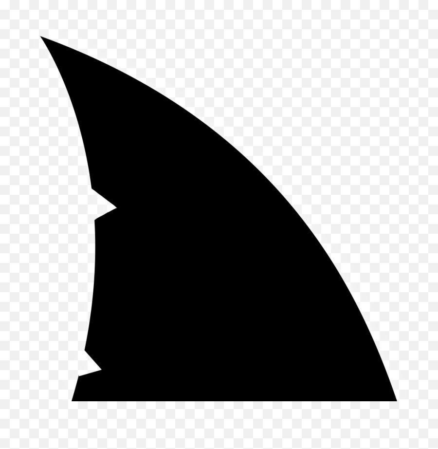 Shark Fin Silhouette Png Transparent