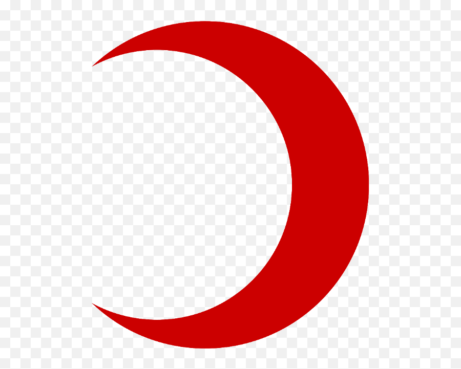 Red Crescent Moon Png - Red Crescent Moon Png,Crescent Moon Png Transparent