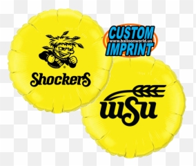 18 Wichita State Shockers Round Foil Balloon - Unpkg WSU png