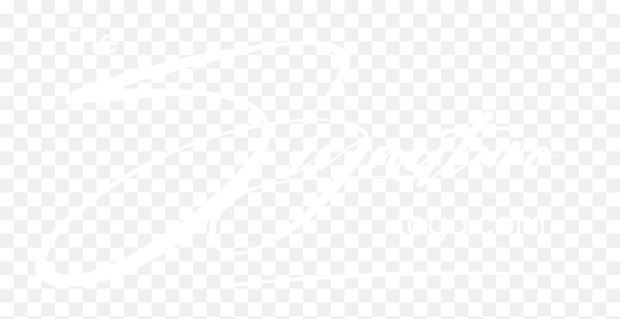 The Signature Logo - White Background Png,Facebook Icon For Business Card
