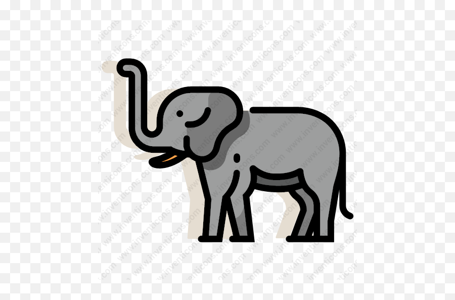 Download Elephant Vector Icon Inventicons - Big Png,Elephant Icon