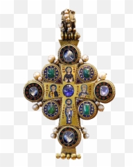Deesis Mosaic In Hagia Sophia - Pectoral Cross png