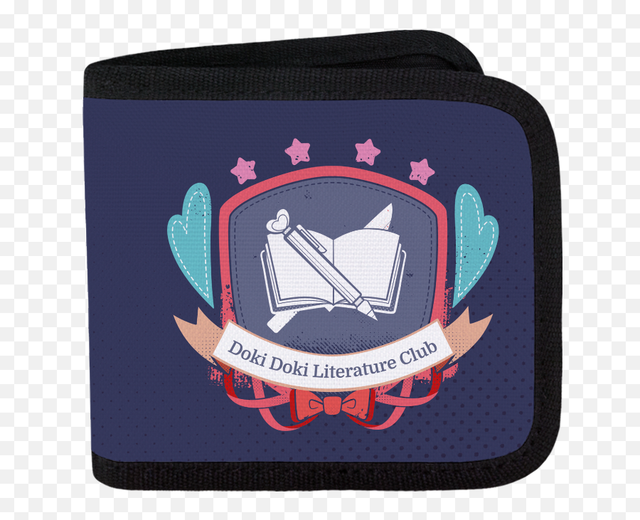 Ddlc School Badge Canvas Wallet - Cartoon Png,Doki Doki Literature Club Logo Png