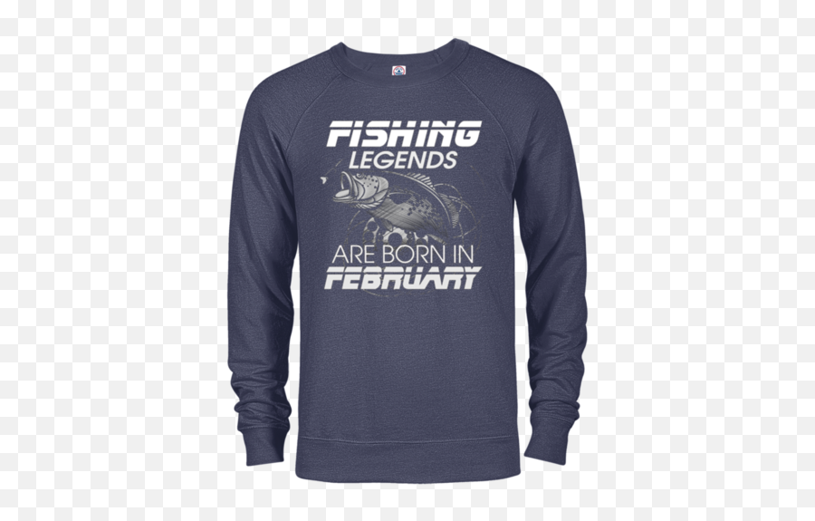 Gift Tee Shirt For The Fish Angler Born - Long Sleeve Png,Its My Ninth Birtday Emotion Icon Shirt