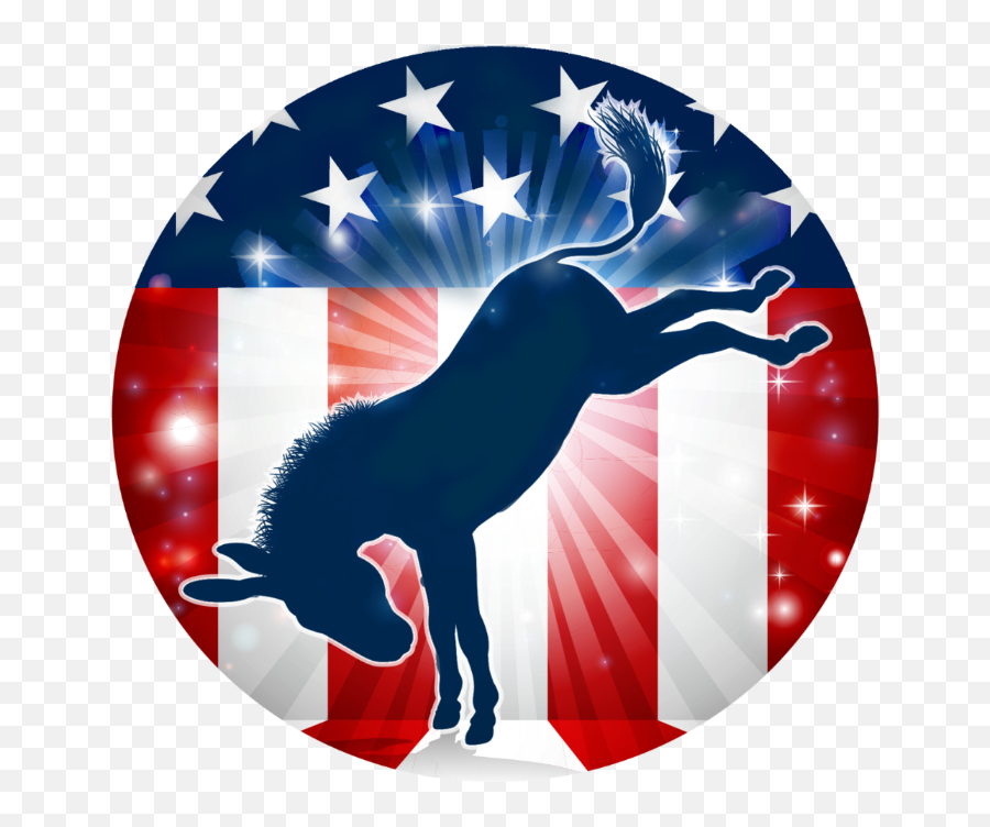 Democratic Women Of Comal County - Democrat Donkey Kick Blue Png,Democratic Donkey Icon