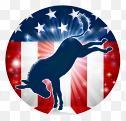 Democratic Women Of Comal County - Donkey Kick Blue png