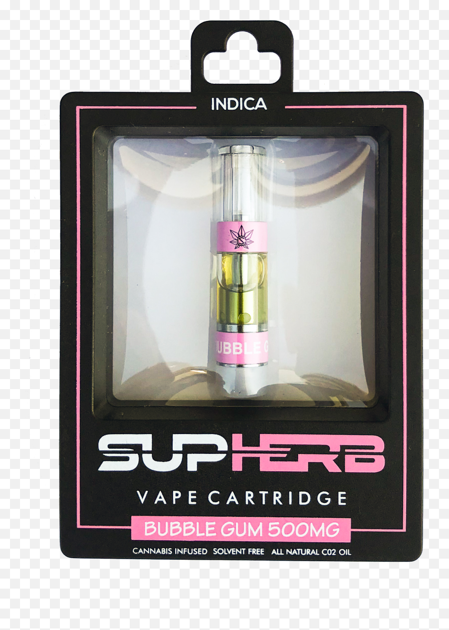 Bubble Gum 500mg Vape Cartridge - Bullet Transparent Cosmetics Png,Vape Transparent Background