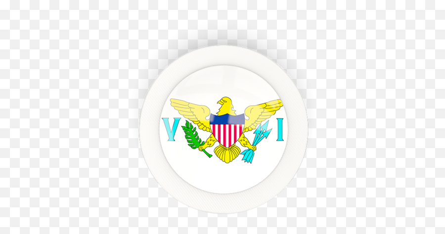 Round Carbon Icon Illustration Of Flag Virgin Islands - Virgin Islands Png,Us Flag Icon