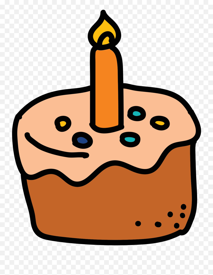 Download Hd Cute Cake Icon - Pastry Cartoon Png Transparent Cute Cake Icon,Pastry Icon