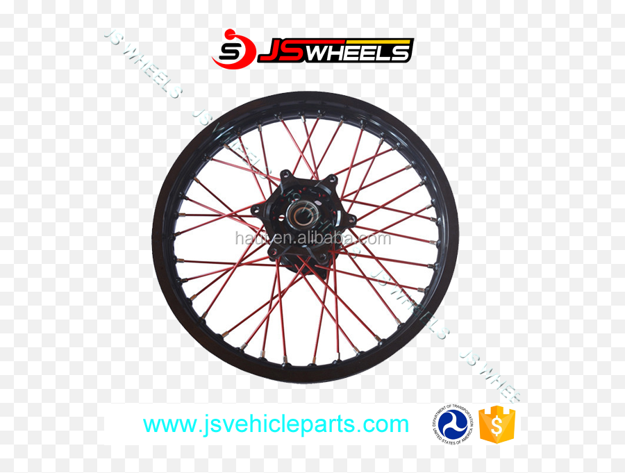 Dirt Bike Parts Crf 250 R 450r Aluminum Alloy Wheels - Vector Image Bicycle Wheel Png,Icon Bicycle Parts