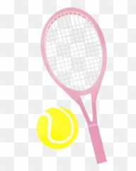 Tennis Ball And Racket - cute2u A free Cute Illustration Wood Racquetball png