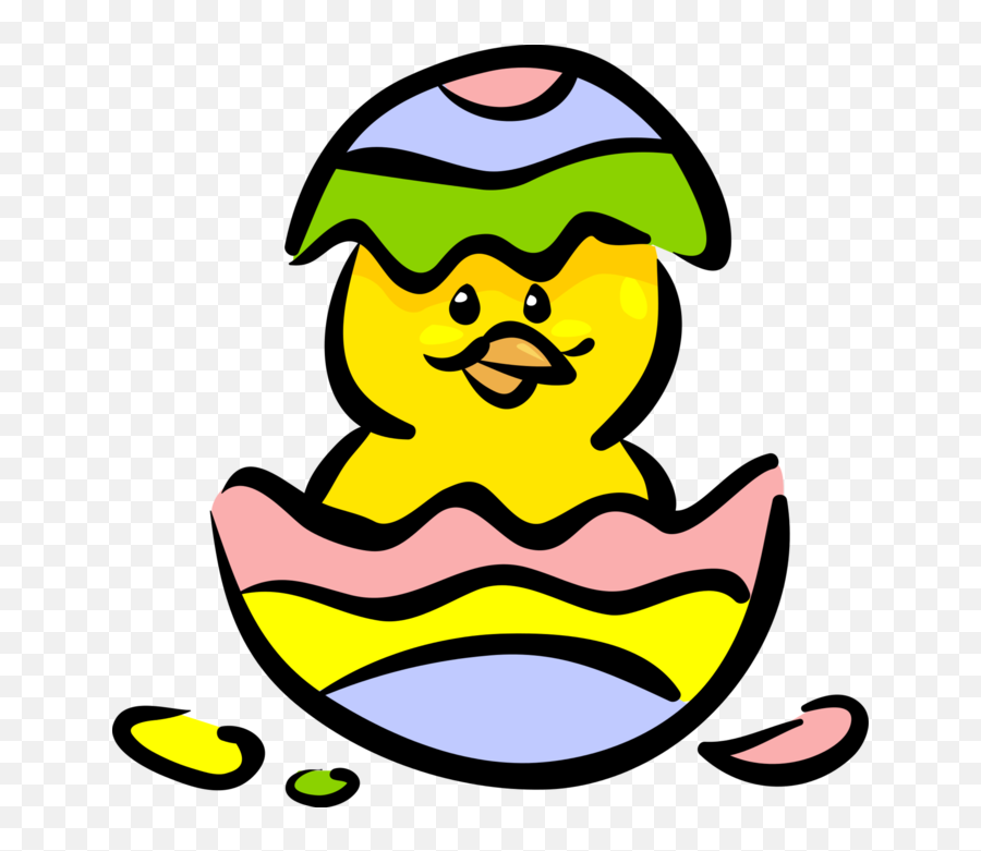 Easter Pascha Chick With Eggshell - Vector Image Ostern Küken Im Ei Png,Pascha Icon