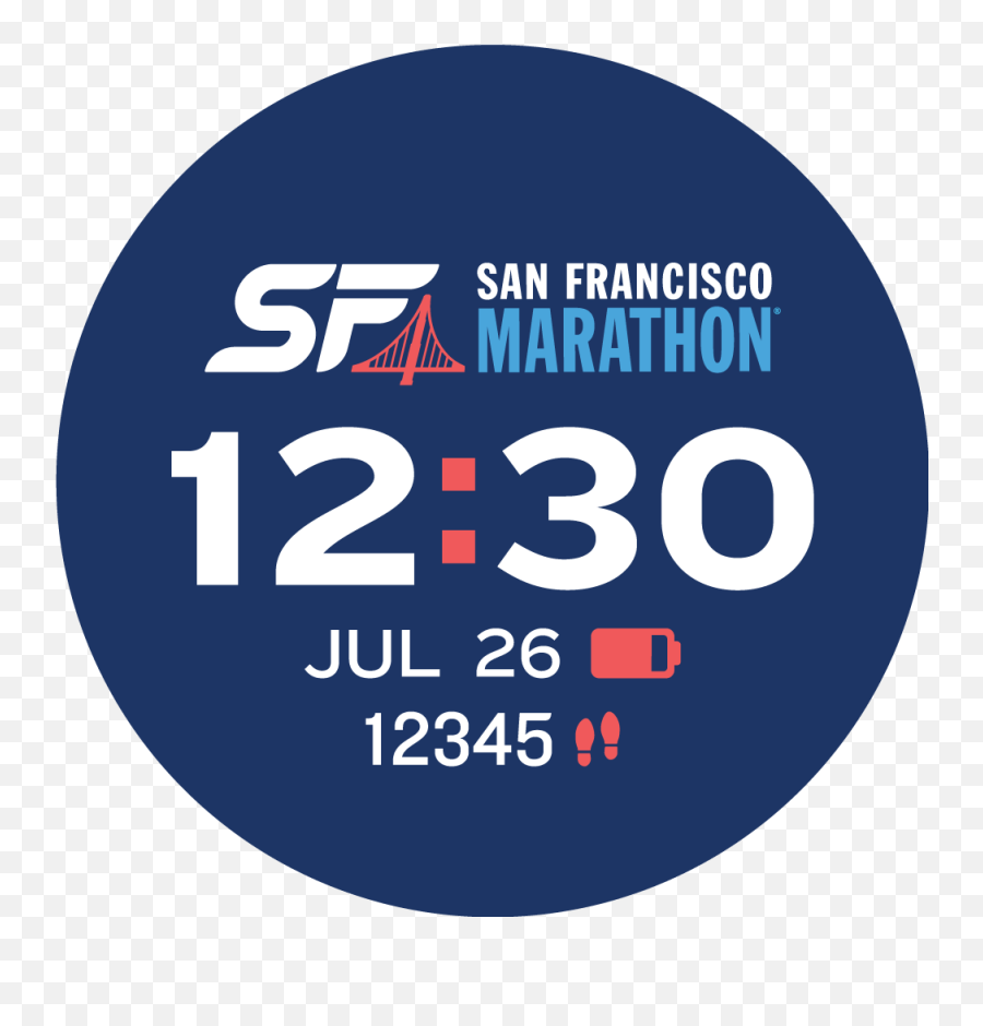 San Francisco Marathon 2020 Garmin Connect Iq - Dot Png,Sf Icon
