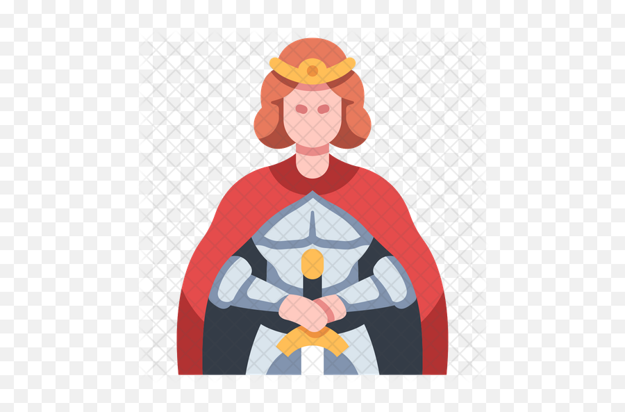 King Arthur Icon Of Flat Style - Illustration Png,Arthur Png