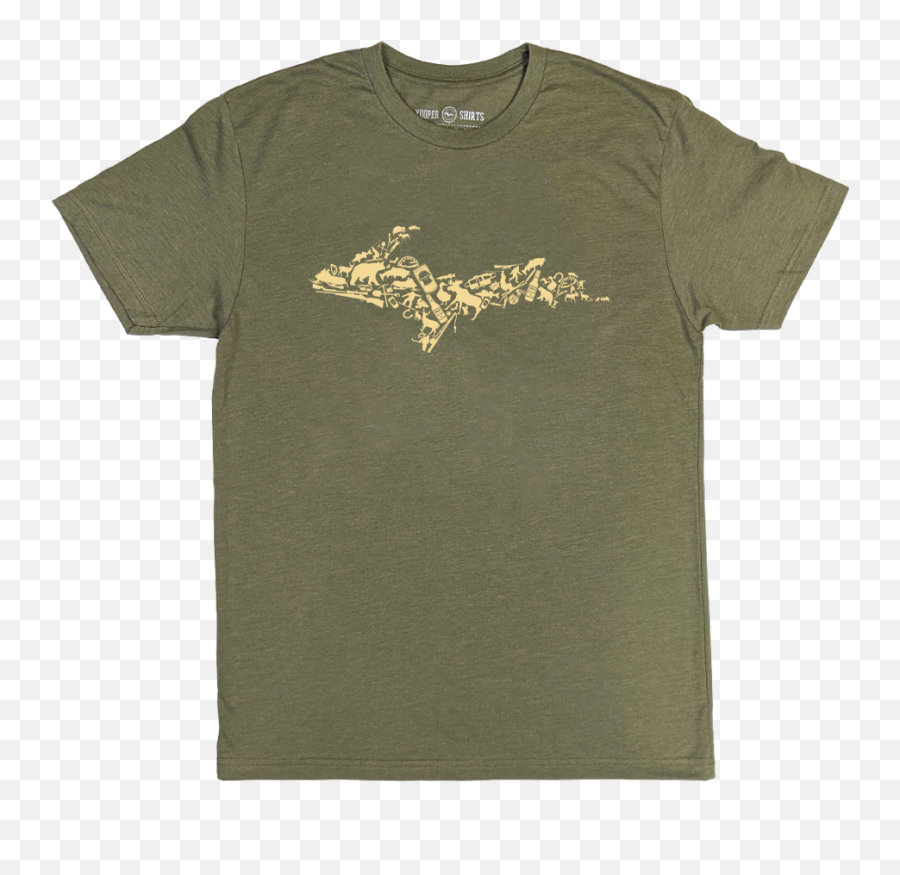 Yooper Icon Heather Military T - Shirt Png,Metal V Icon