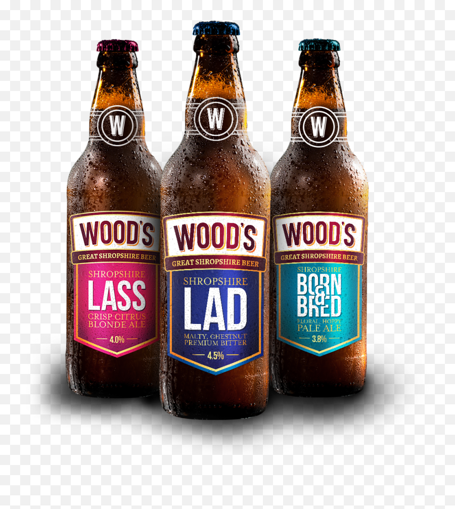 Woods Brewery - Woods Brewery Shropshire Lad Png,Beer Bottle Transparent Background