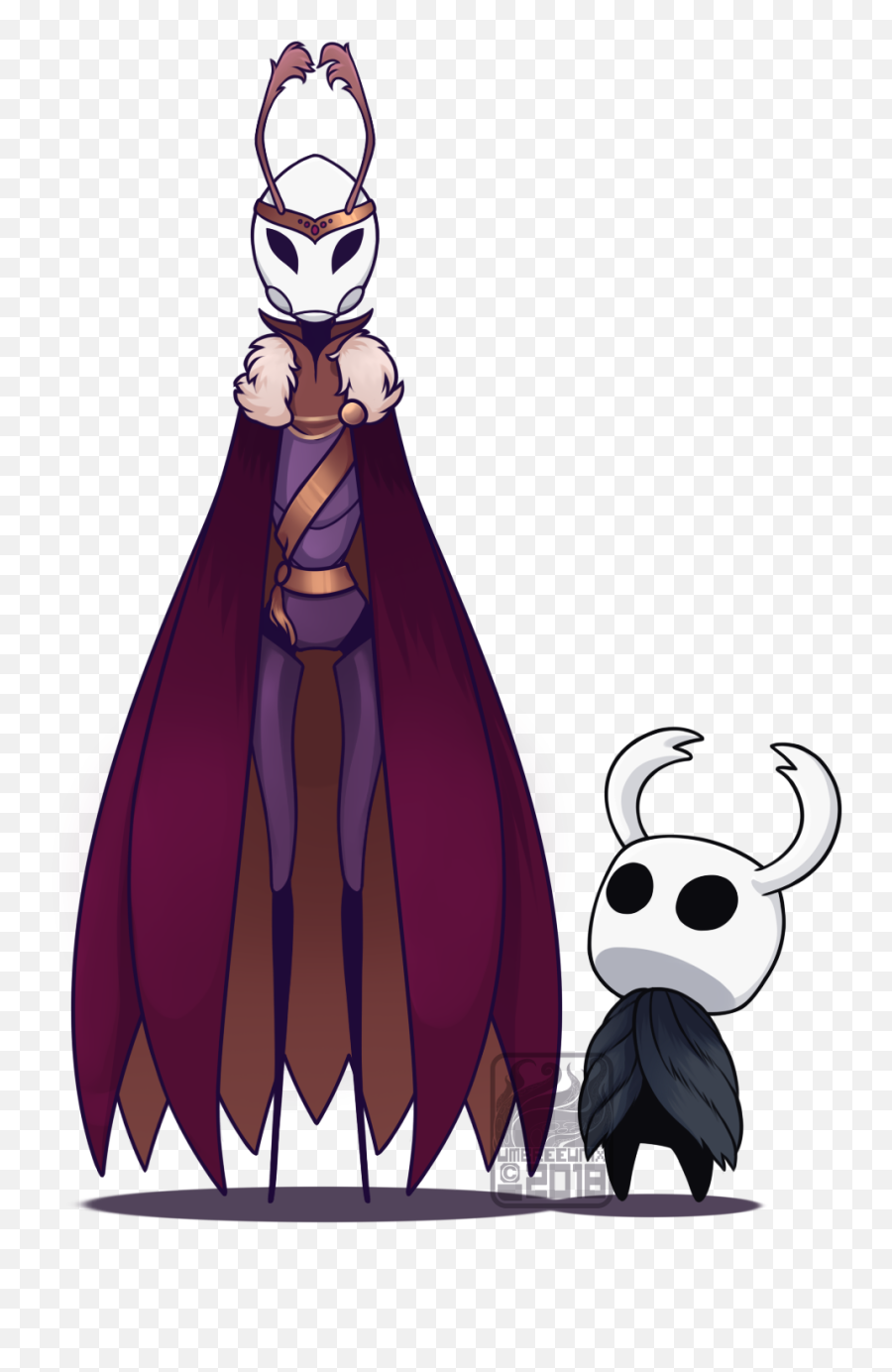 Hollow Knight A Regal Vessel By Umbreeunix - Hollow Knight Art Style Png,Hollow Knight Png