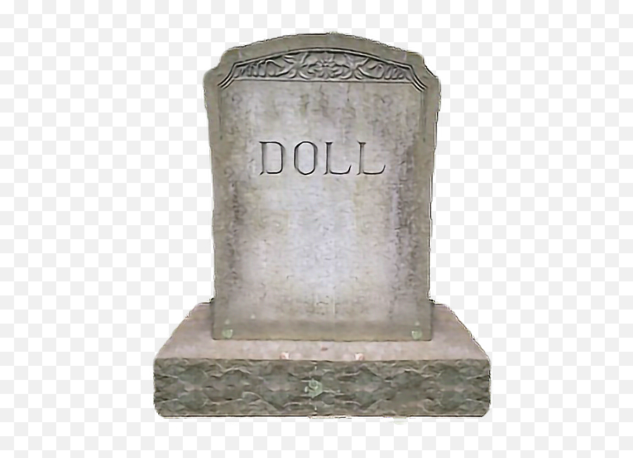 Doll Dollparts Rip Grave Gravestone Png Transparent