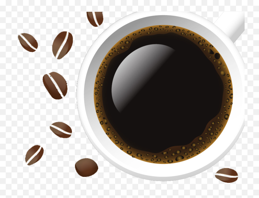 Coffee Beans Png Picture Arts - Coffee Vector Top View Free Png,Coffee Beans Transparent