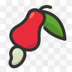 Cashew Icon Of Colored Outline Style - Cashew Nuts Icons Png,Cashew Png