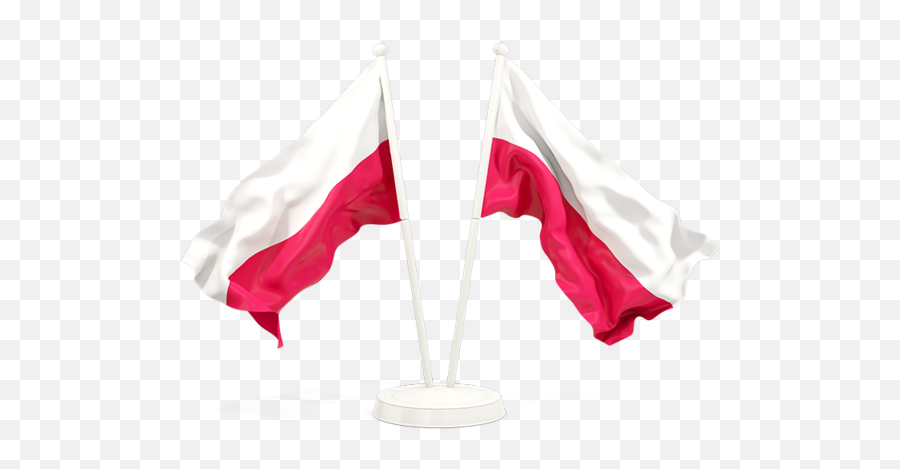 Two Waving Flags - National Flag Of Maldives Png,Poland Flag Png