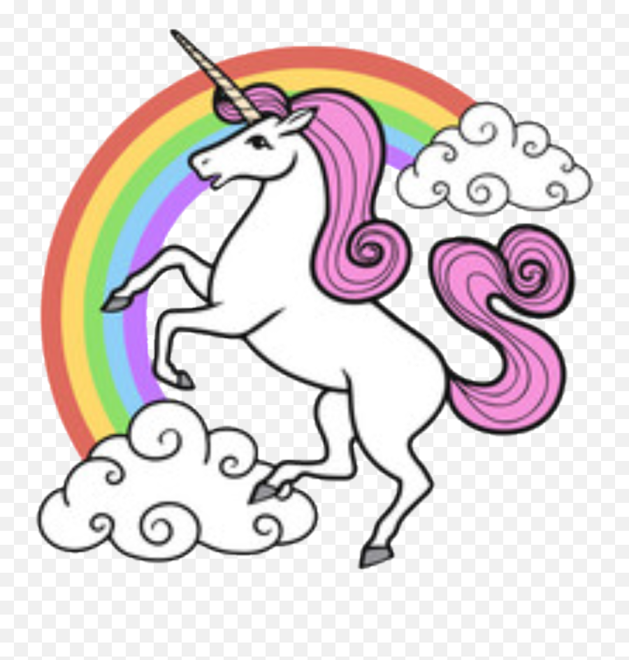 Download Free Png Rainbow - Unicorn Rainbow Clipart,Free Unicorn Png