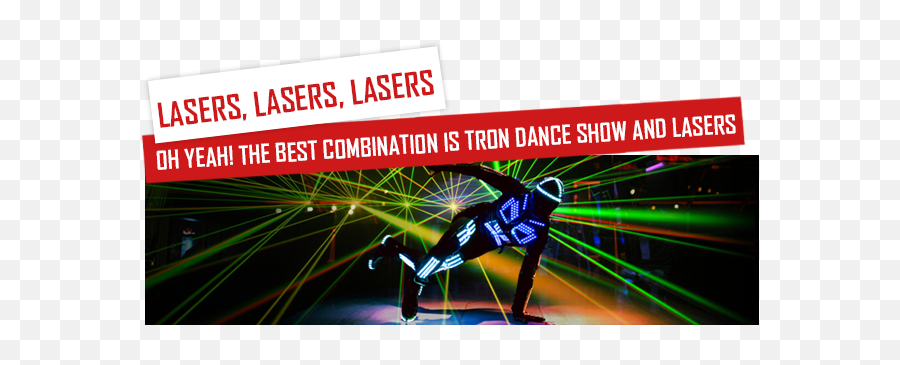 Led Dance With Lasers - Oh Yeah Tron Event Agency Sree Krishna College Guruvayoor Png,Red Laser Png