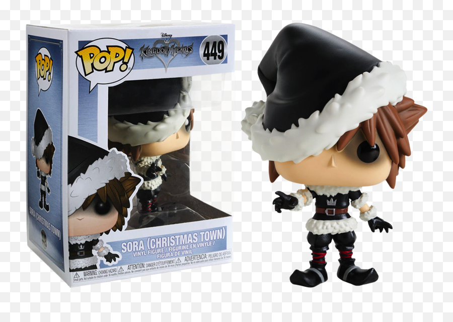 Kingdom Hearts 3 U2013 Sora Christmas Town Funko Pop Vinyl Figure - First Funko Pop Marvel Png,Kingdom Hearts 3 Png