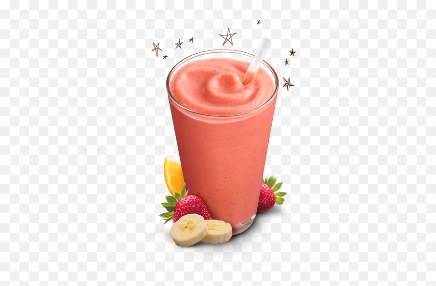 Smoothie Healthy Transparent Png - Banana Strawberries Smoothie Clipart,Smoothies Png