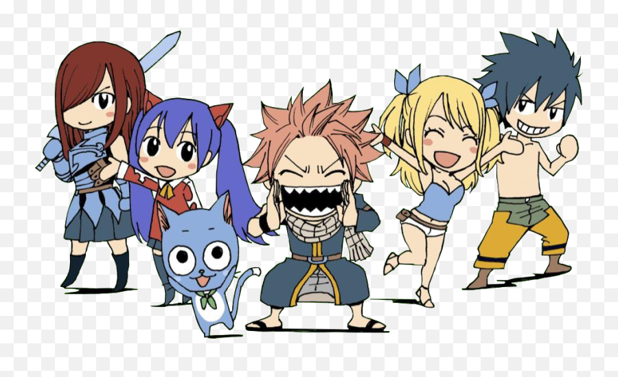 Hd Fairy Tail Chibis 2 Render By - Fairy Tail Chibi Render Transparent Png,Fairy Tail Transparent
