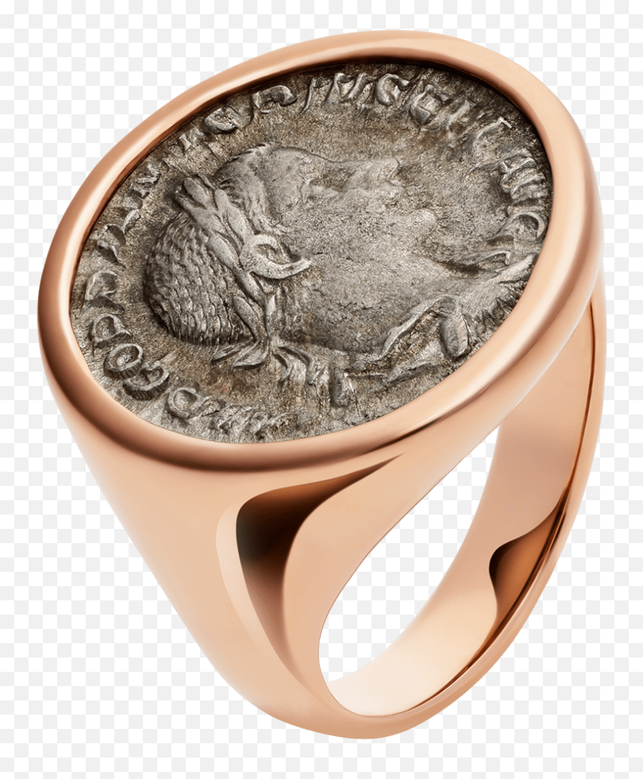 Monete Ring 351102 - Anello Monete Bulgari Png,Silver Coin Png