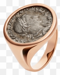 Monete Ring 351102 - Anello Monete Bulgari Png,Silver Coin Png
