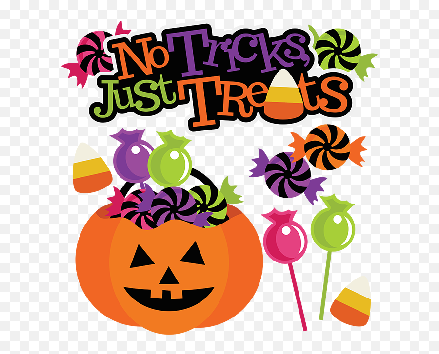Trick Or Treating Candy Clipart Png - No Tricks Only Treats,Trick Or Treat Png