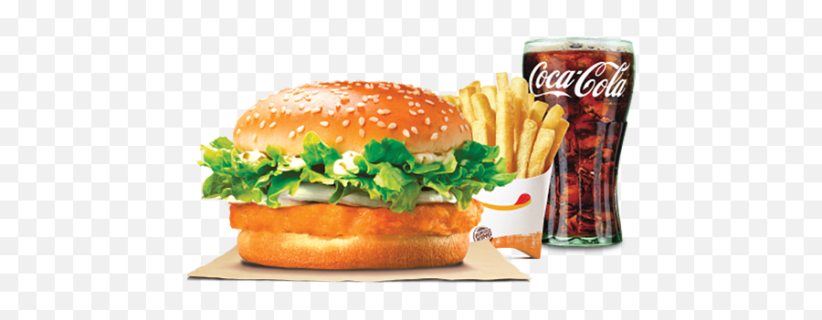 Download King Whopper Sandwich Hamburger Cheeseburger Fries - Tartar Crispy Chicken Burger King Png,Cheeseburger Png
