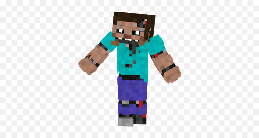 Minecraft Steve - Minecraft Herobrine Skin, Transparent Png