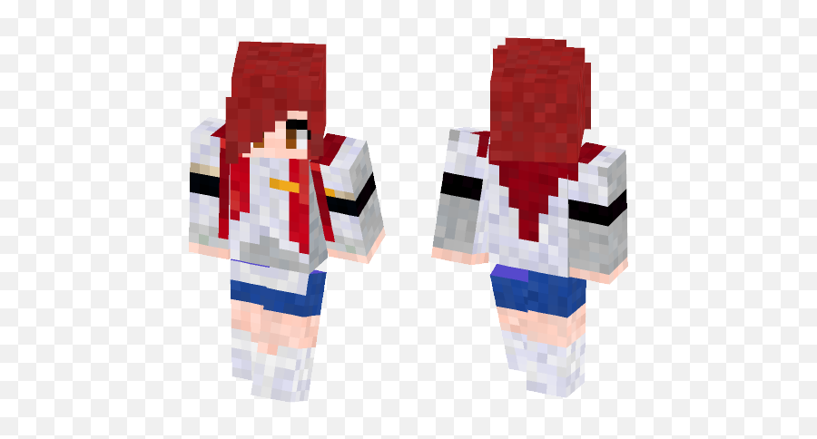 Download Erza Scarlet Read Desc Minecraft Skin For Free - Fictional Character Png,Erza Scarlet Png