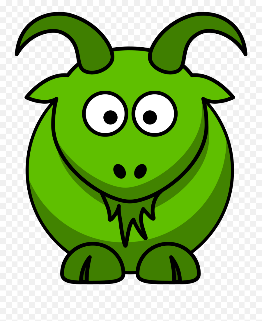 Green Goat Png Svg Clip Art For Web - Download Clip Art Cartoon Goat Clipart,Goat Png