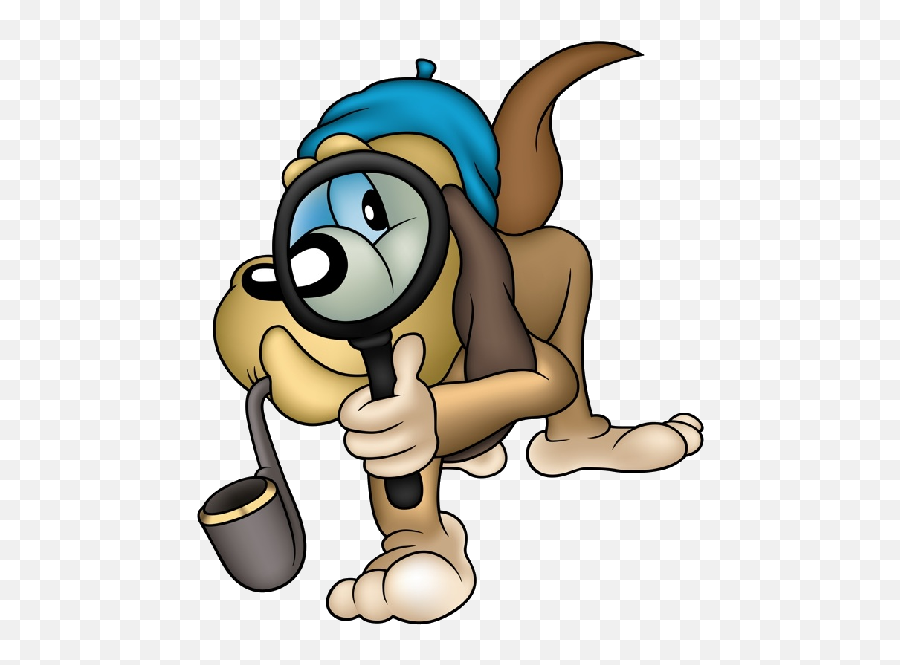 Funny Dogs - Dog Cartoon Images Detective Dog Cartoon Png,Dog Cartoon Png