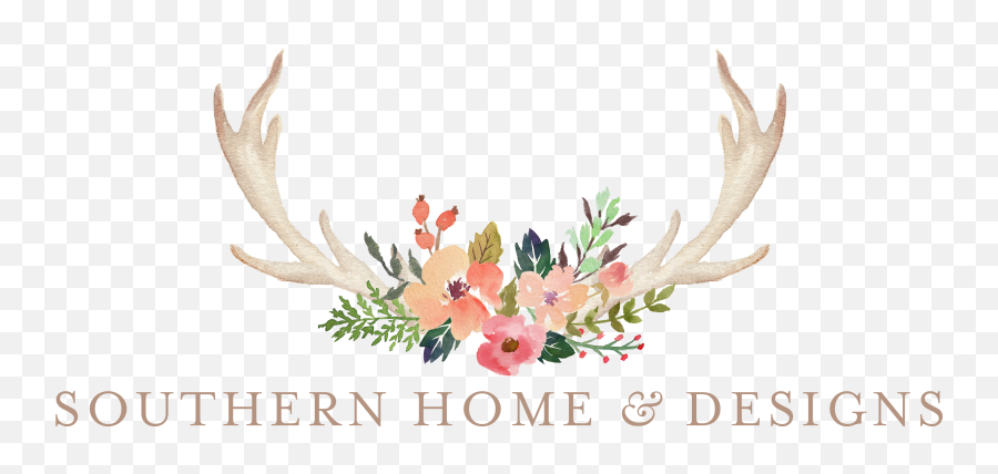 Download Antlers With Flowers Png Transparent - Uokplrs,Antler Png