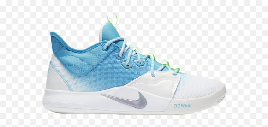 Nike Pg 3 Light Bluewhite Tint Paul George Mens Basket - Pg 3 Basketball Shoes Png,Paul George Png