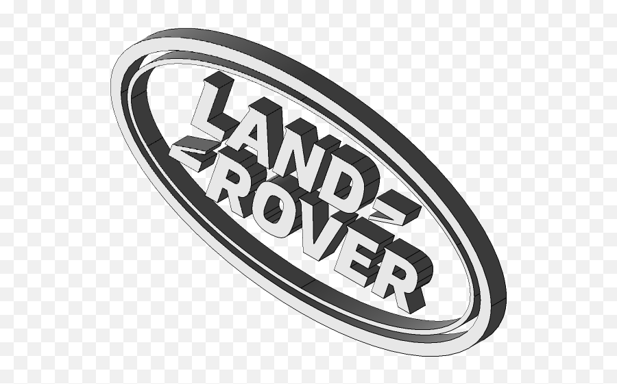 Jaguar And Land Rover Logos 3d Cad Model Library - Emblem Png,Land Rover Logo Png