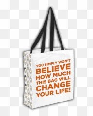 Recycled Tote Bag - Book Of Mormon Bag Png,Book Of Mormon Png