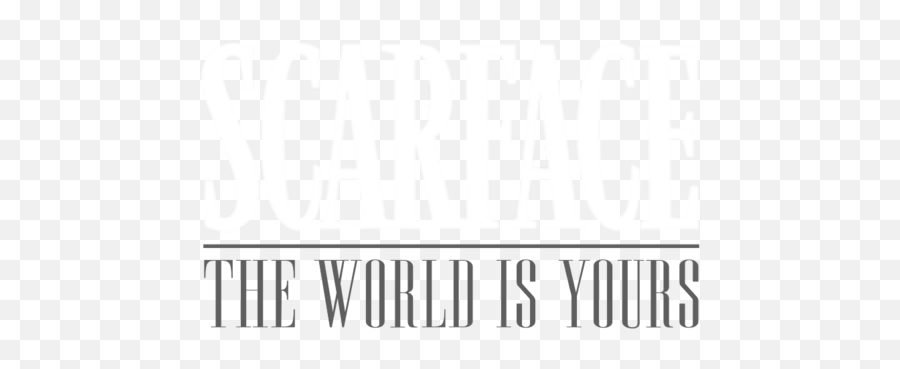 The World Is Yours - Horizontal Png,Scarface Png