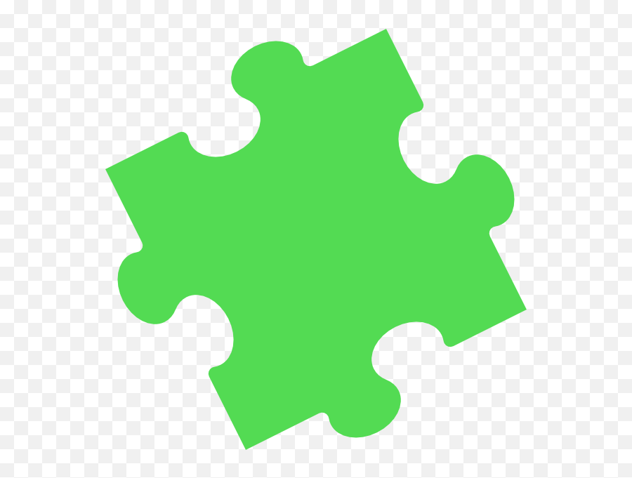 Download This Free Clipart Png Design Of Jigsaw Puzzle Piece - Autism Puzzle Piece Green,Jigsaw Png