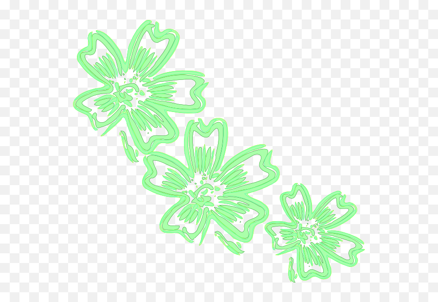 Lighter Green Flowers Png Clip Arts For Web - Clip Arts Free Lovely,Green Flowers Png